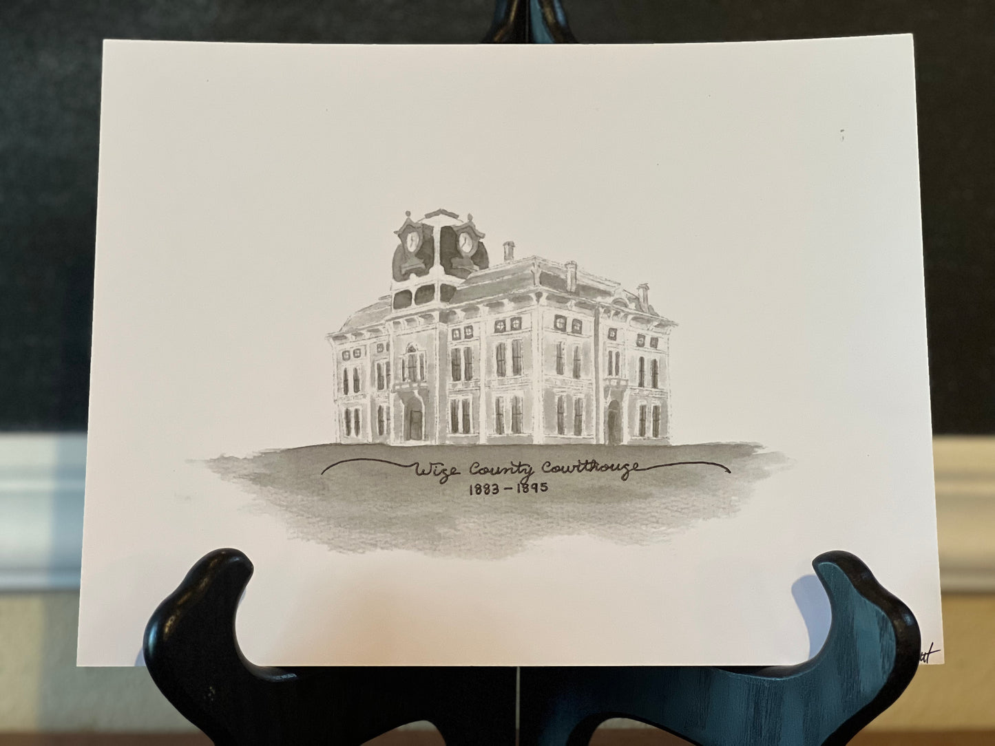 Historical Wise County Courthouse (1883-1895) Print
