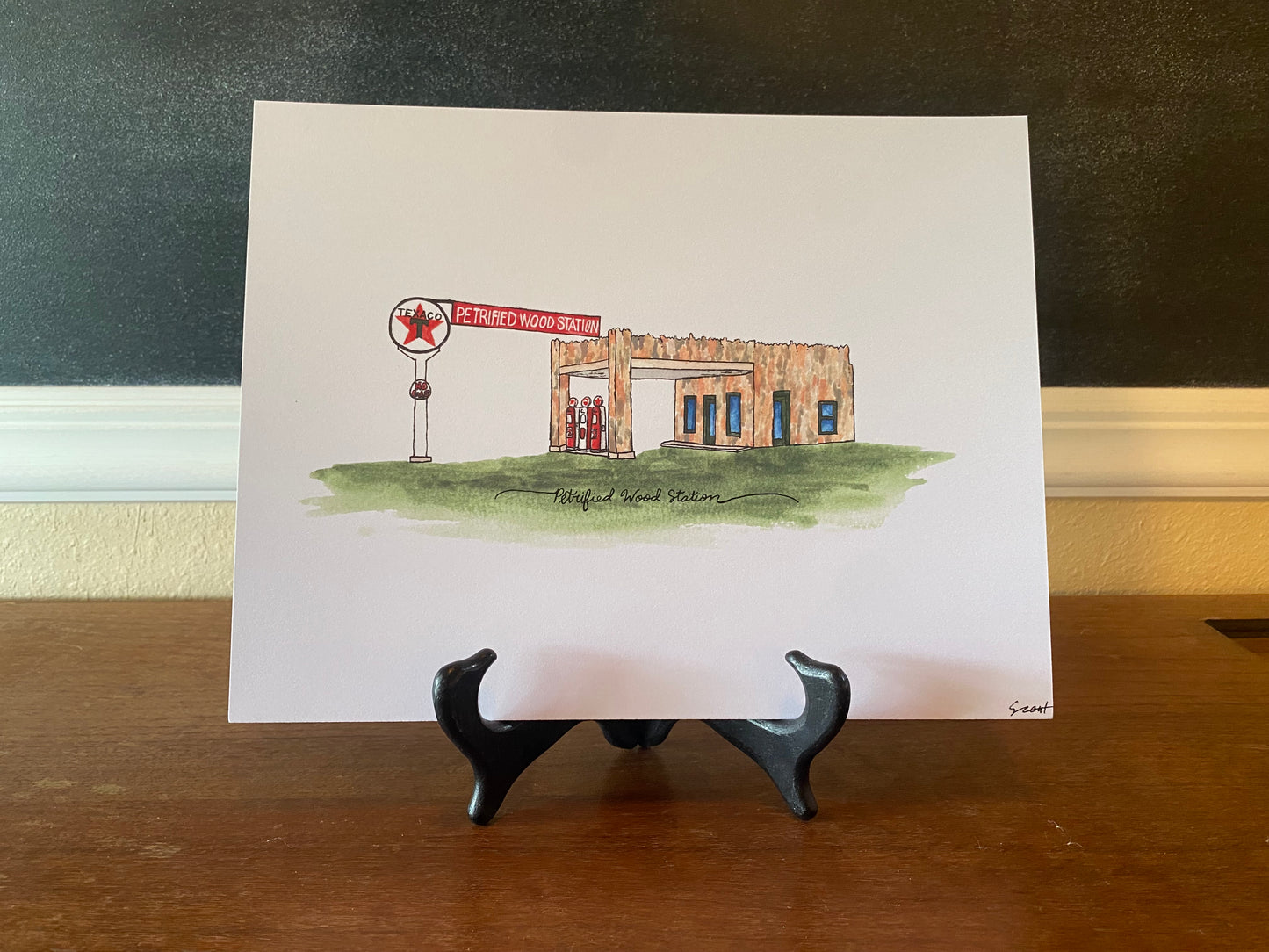 Historical Petrified Wood Station Print