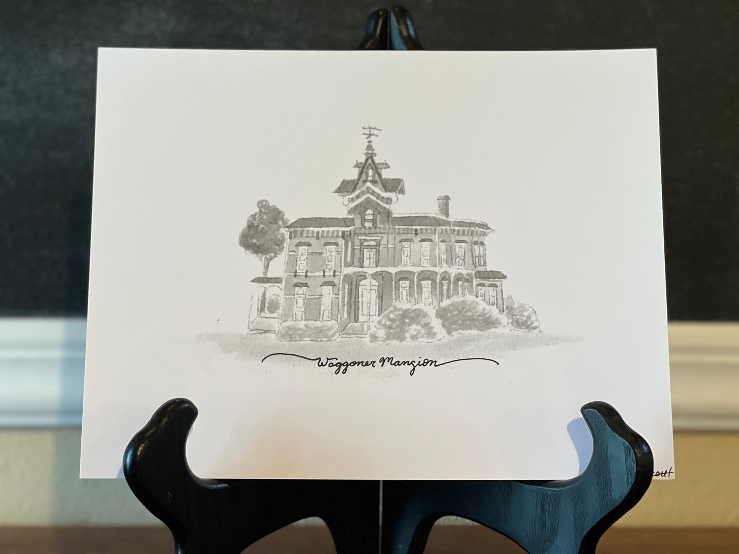 Historical Waggoner Mansion Print
