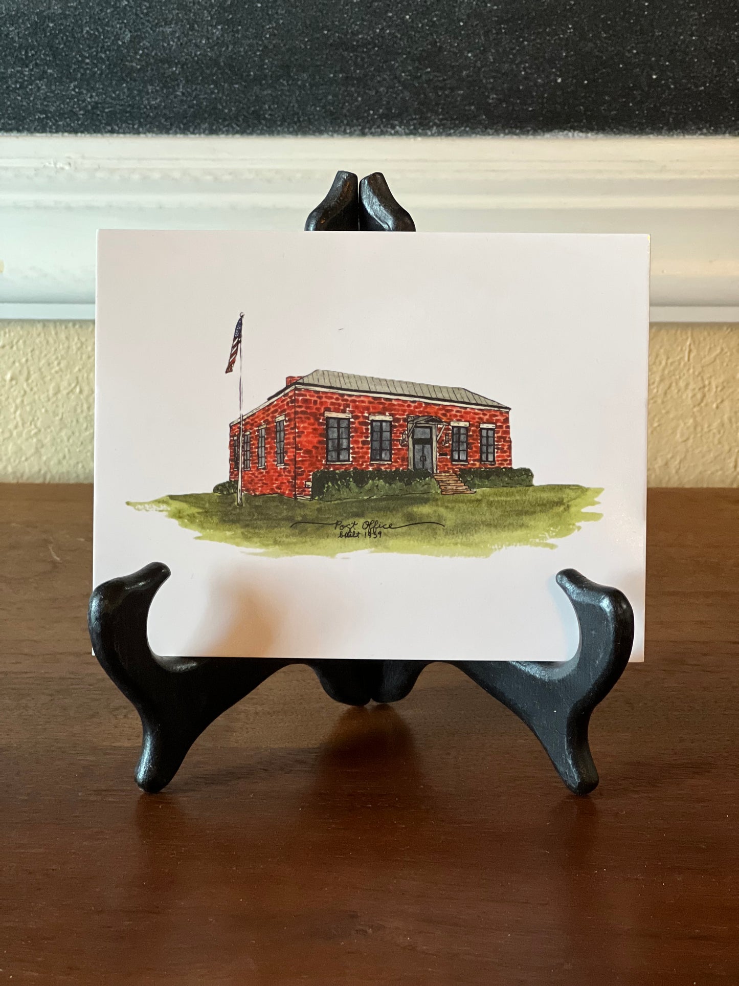 Historical Decatur, Texas Post Office Postcard