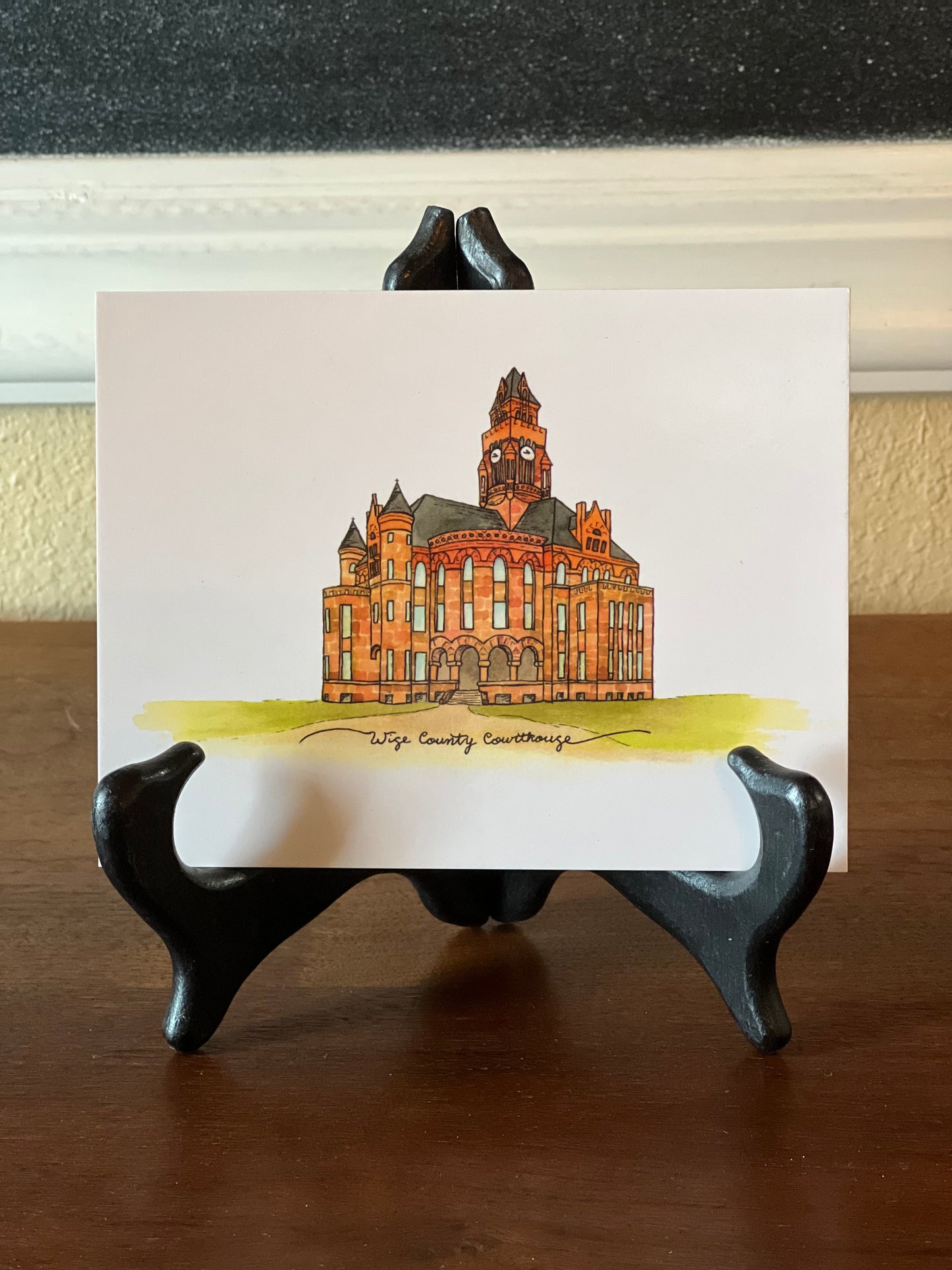 Wise County Courthouse Postcard