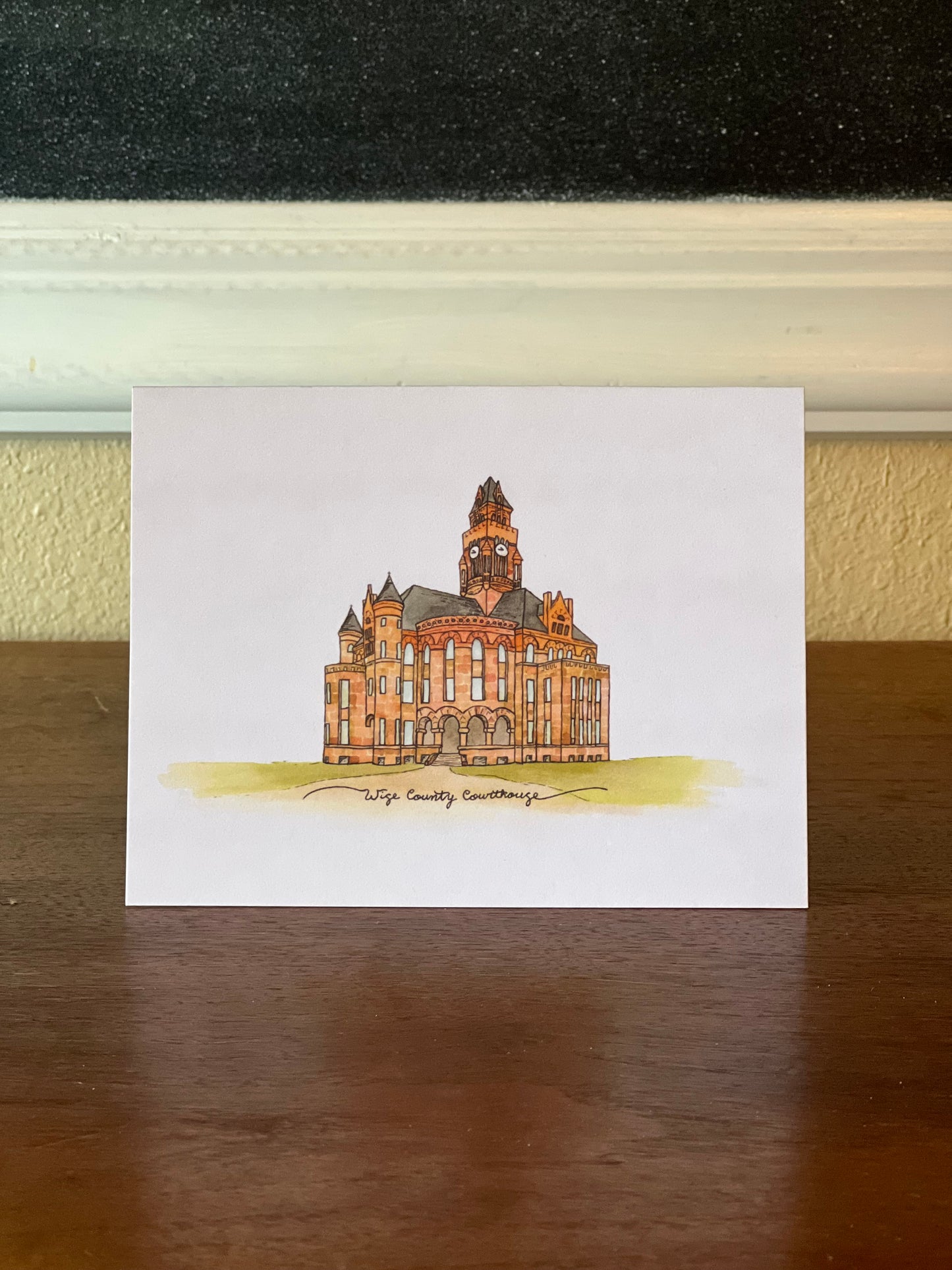 Decatur, Texas Historical Buildings Stationary Set