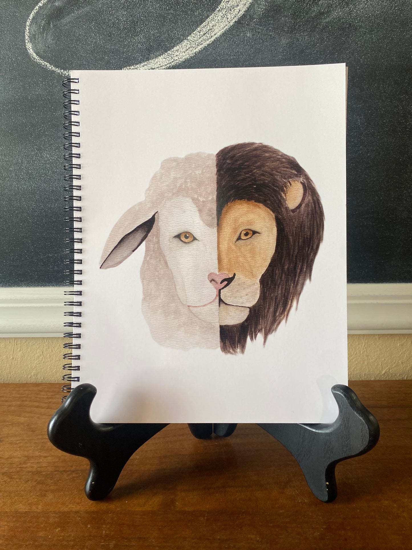 Large Lion and Lamb Notebook