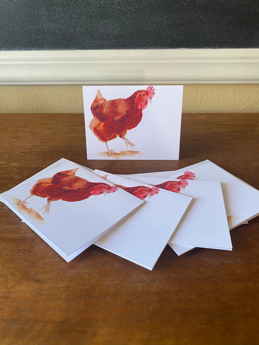 Happy Hen Stationary Set