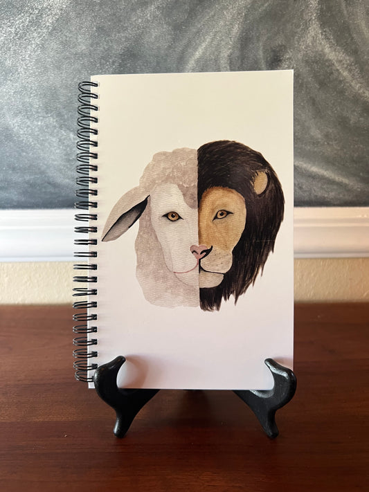 Small Lion and Lamb Notebook