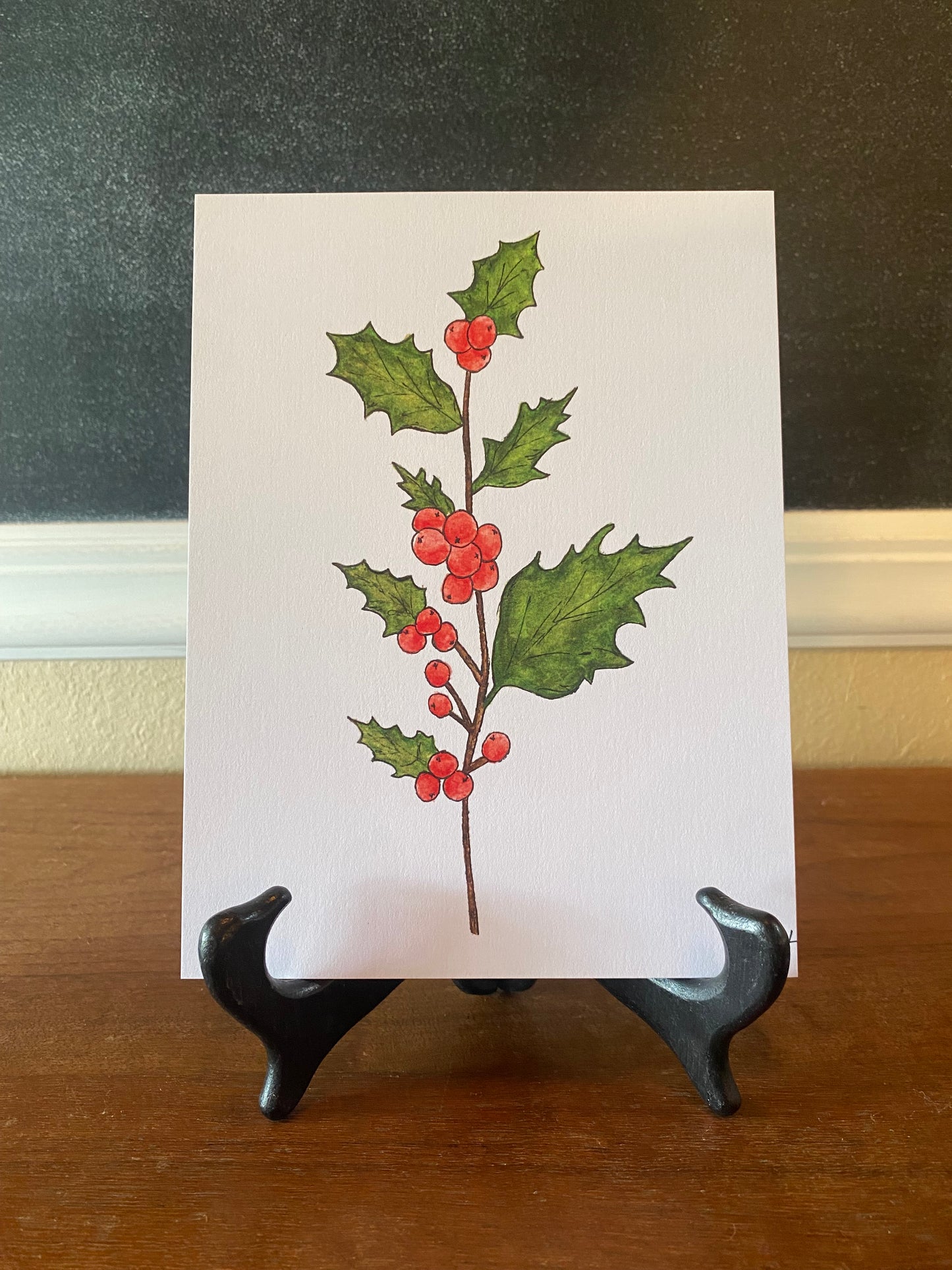 December/Holly Berry Birth Month Flower Print