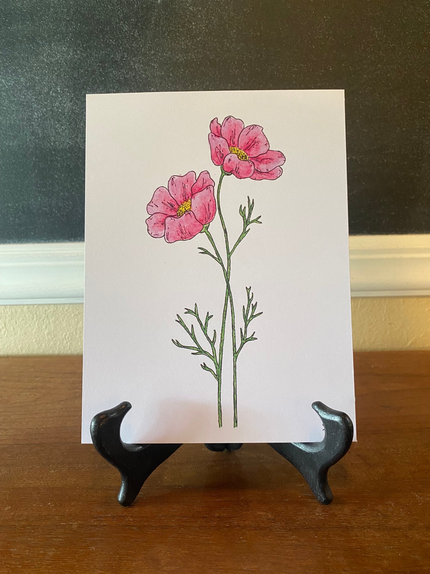 October/Cosmos Birth Month Flower Print