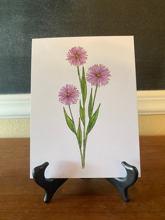 September/Aster Birth Month Flower