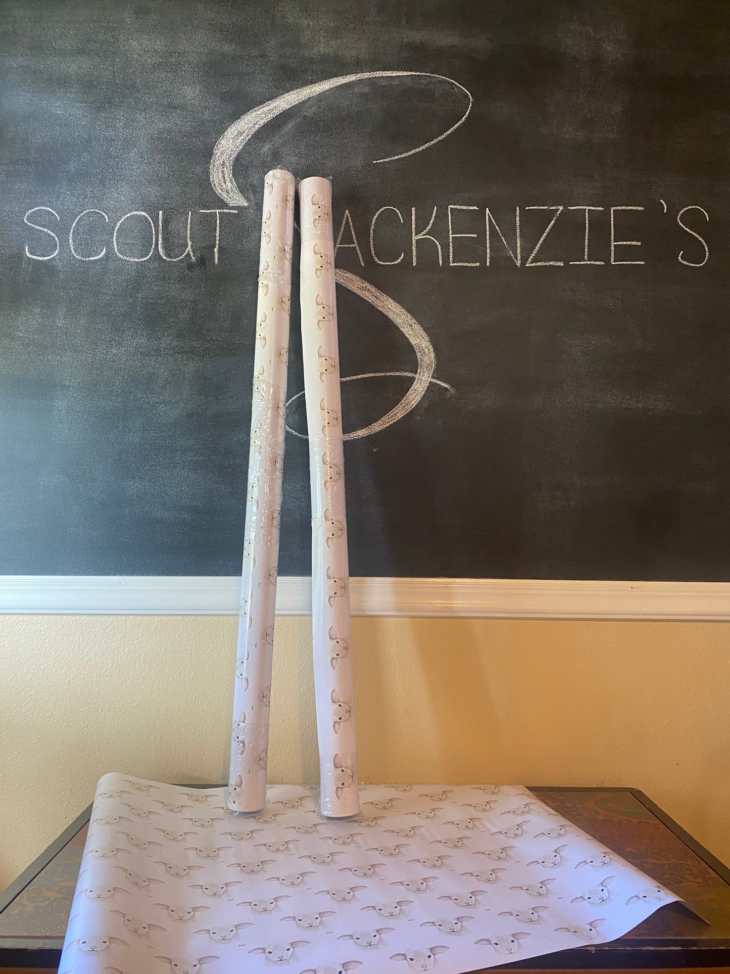 Watercolor Lamb Wrapping Paper